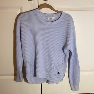 Light blue hollister crew neck sweater :)